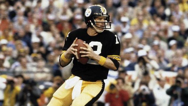 Photo of legendary Pittsburgh Steelers Quarterback Terry Bradshaw. 