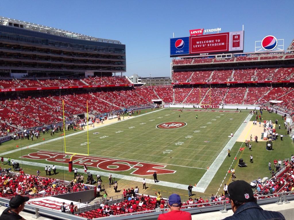 Seat view from section 226 at Levi’s Stadium, home of the San Francisco 49ers