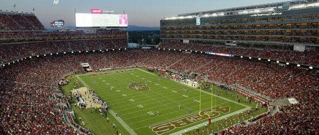 Seat view from section 402 at Levi’s Stadium, home of the San Francisco 49ers