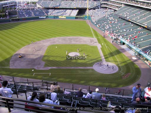 Seat view from section 559 at Progressive Field, home of the Cleveland Indians