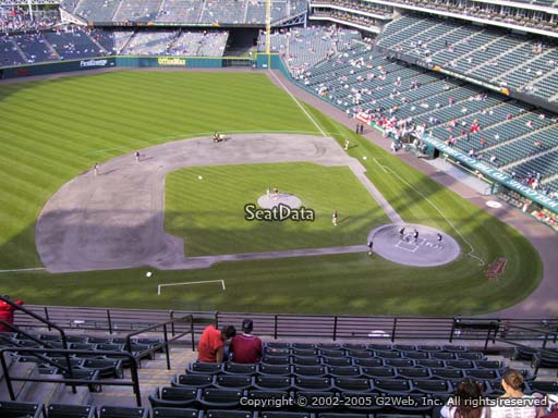 Seat view from section 561 at Progressive Field, home of the Cleveland Indians