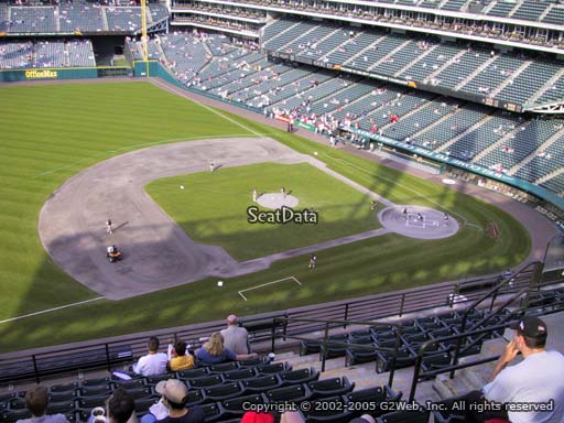 Seat view from section 567 at Progressive Field, home of the Cleveland Indians