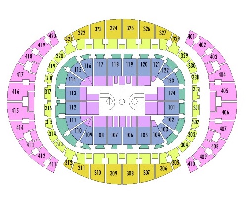 American Airlines Arena Seating Chart, Miami Heat