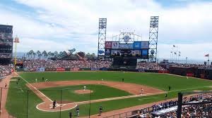 Photo of the field at AT&T Park, home of the San Francisco Giants.