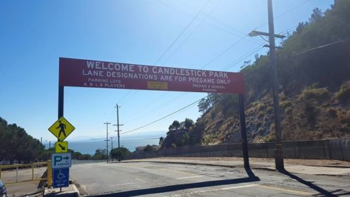 Photo of one of the many scenic entrances into Candlestick Park. 