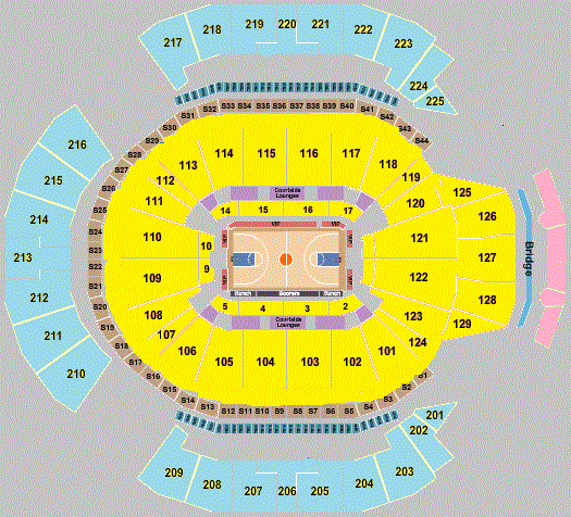 Chase Center Seating Chart, Golden State Warriors