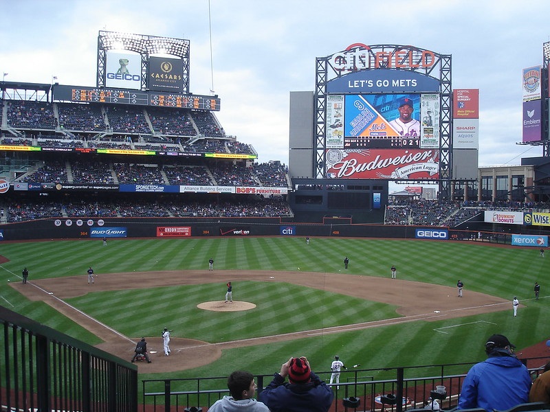 Photo taken from the Delta Sky360 Club seats at Citi Field during a New York Mets home game.