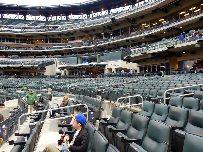 Photo of the First Data Club seating area at Citi Field. Home of the New York Mets.