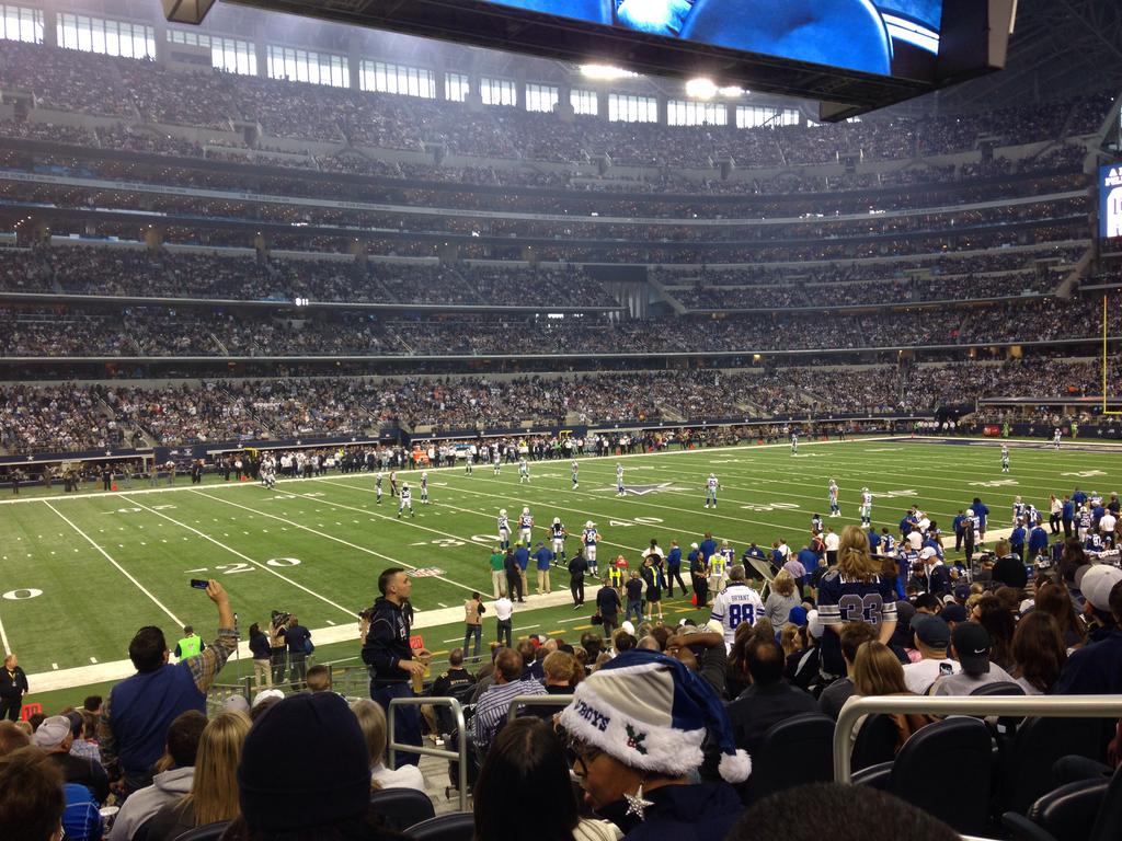 Seat view from section 139 at AT&T Stadium, home of the Dallas Cowboys