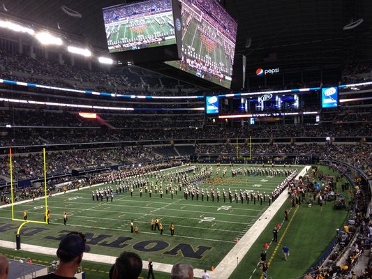 Seat view from section 244 at AT&T Stadium, home of the Dallas Cowboys