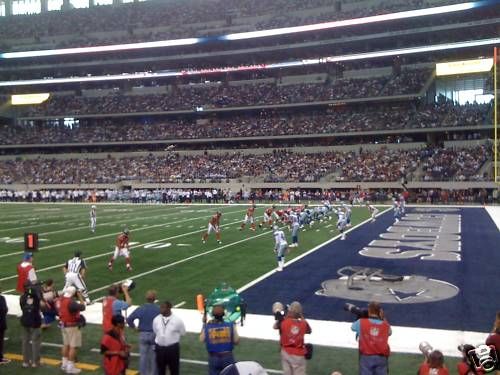 Seat view from section 128 at AT&T Stadium, home of the Dallas Cowboys
