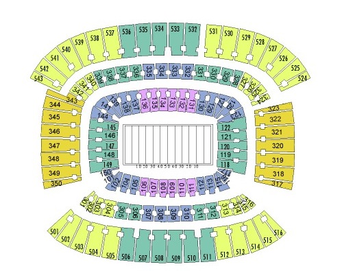 FirstEnergy Stadium Seating Chart, Cleveland Browns