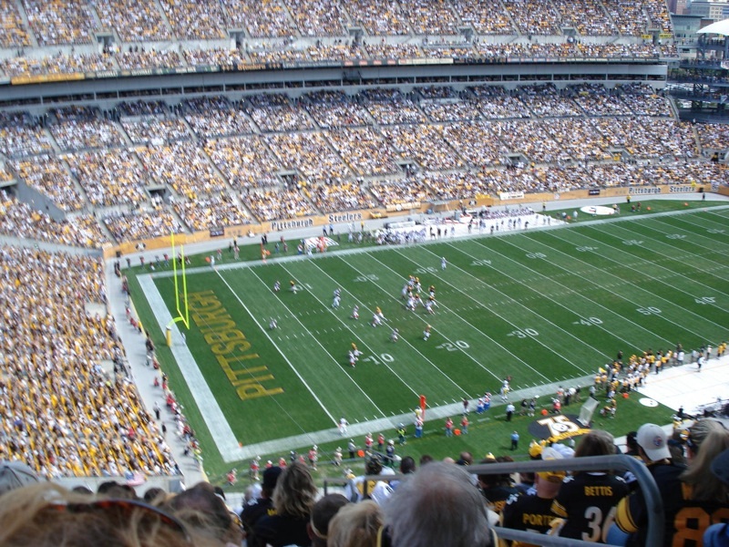 Photo of Heinz Field, home of the Pittsburgh Steelers.