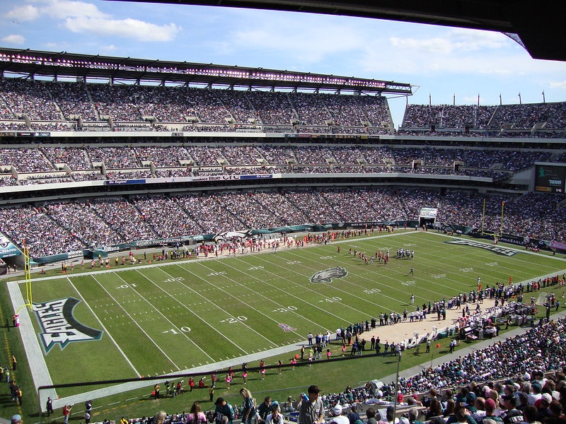 Photo of Lincoln Financial Field during a Philadelphia Eagles game.