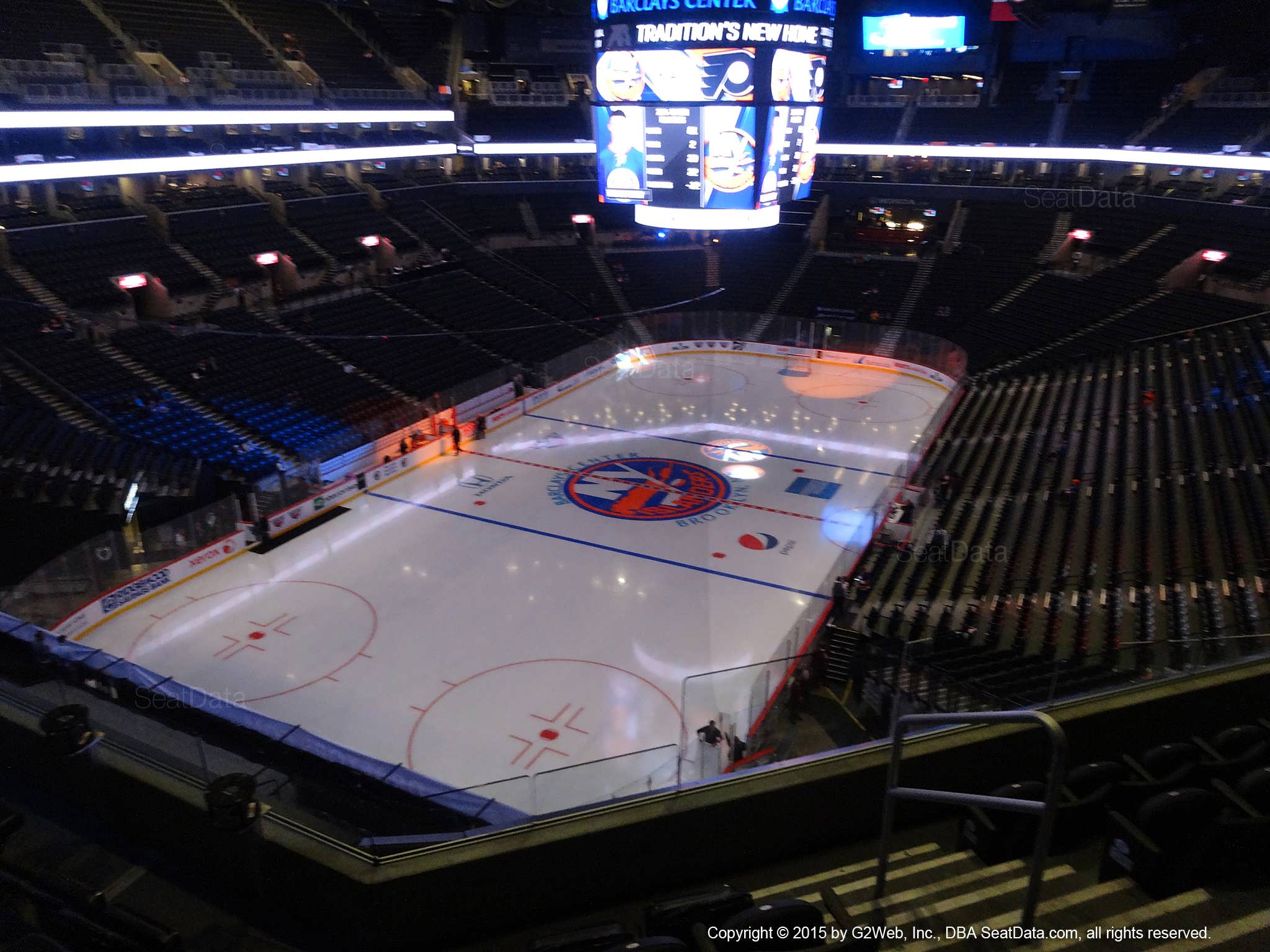 Seat View from Section 229 at the Barclays Center, home of the New York Islanders