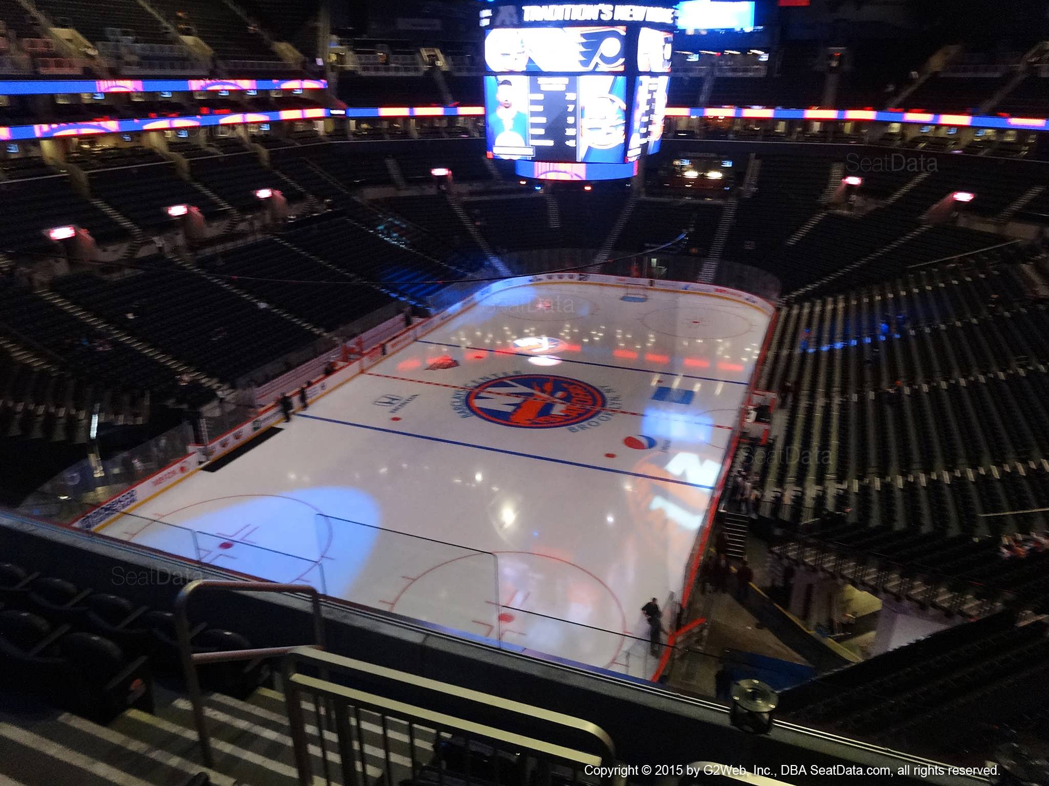 Seat View from Section 230 at the Barclays Center, home of the New York Islanders