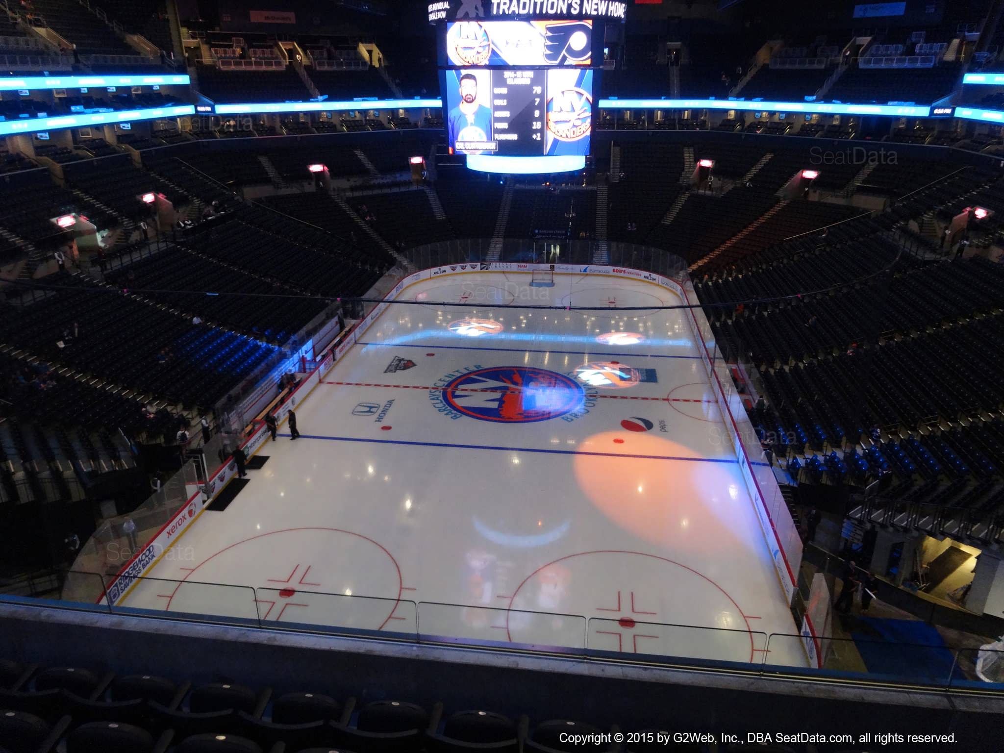 Seat View from Section 231 at the Barclays Center, home of the New York Islanders
