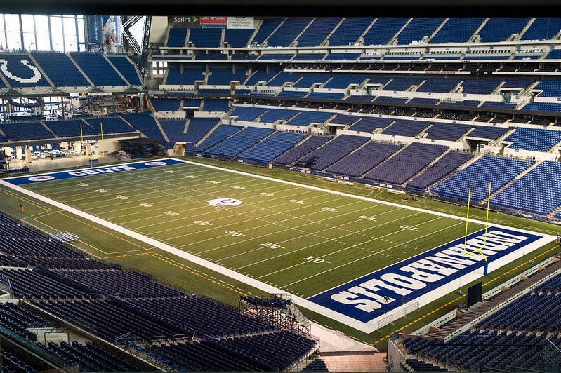Photo taken from the loge level seats at Lucas Oil Stadium. Home of the Indianapolis Colts.