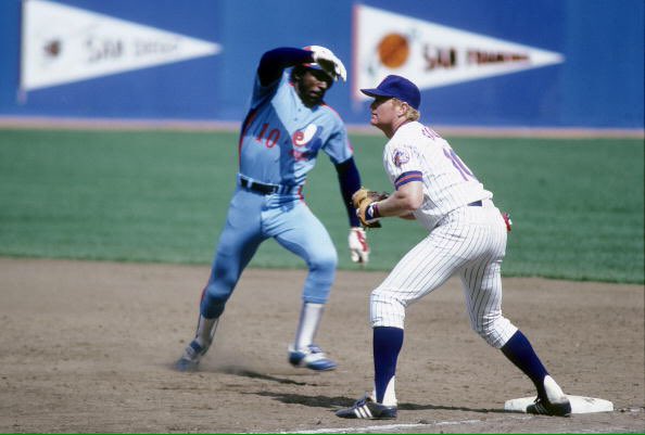 Photo of  Hall of Famer Andre Dawson while playing for the Montreal Expos.