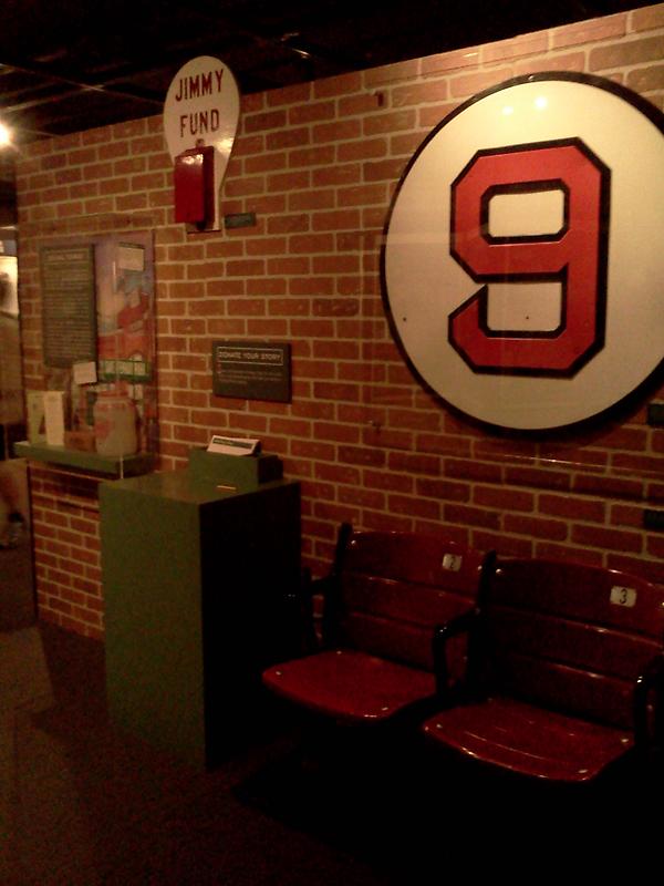 Exhibit at Baseball Hall of Fame in Cooperstown, New York