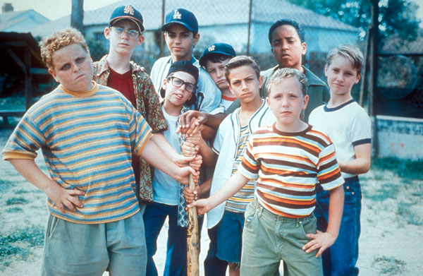 Photo of the cast from The Sandlot.
