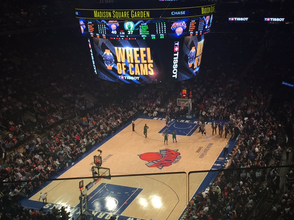 Photo of a New York Knicks game from The Lounges at Madison Square Garden.