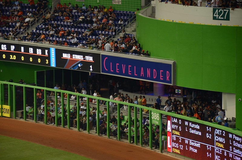 Photo of The Clevelander at Marlins Park during a Miami Marlins home game.