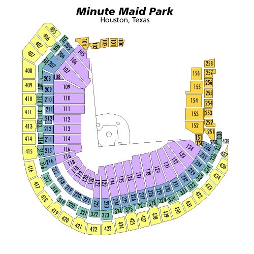 Minute Maid Park Seating Chart, Houston Astros