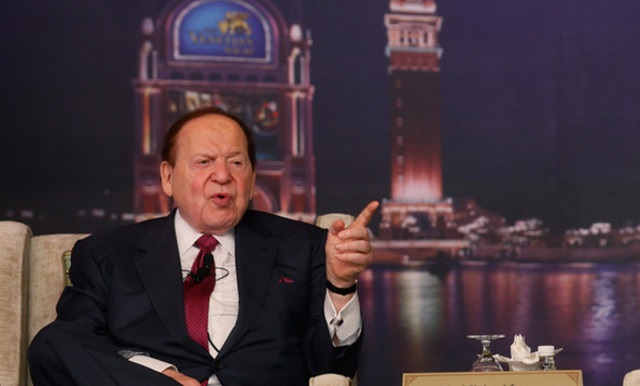 Photo of billionaire Sheldon Adelson.