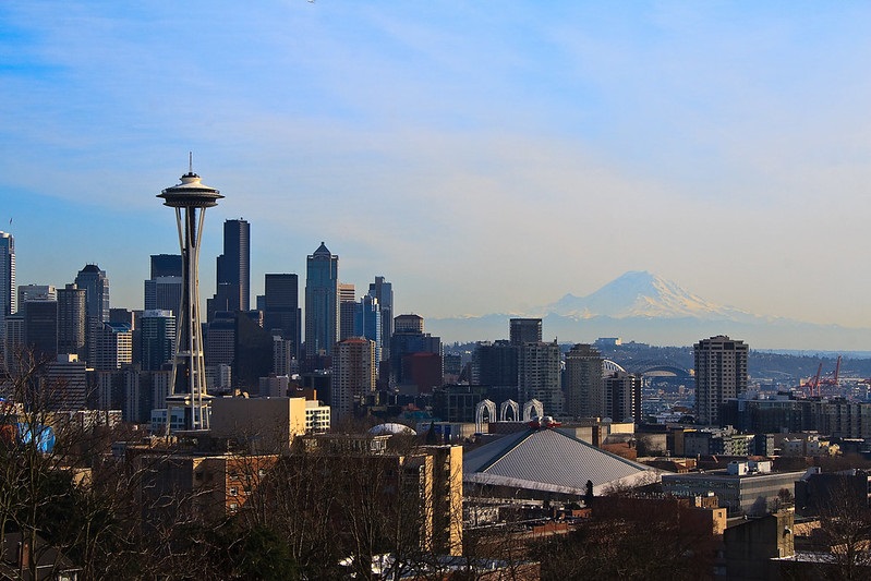 Photo of downtown Seattle, Washington.