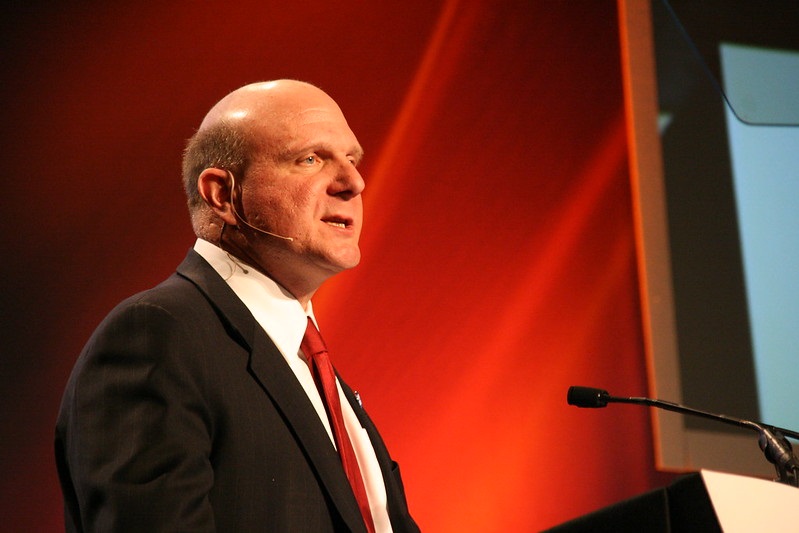 Photo of Los Angeles Clippers owner Steve Ballmer.
