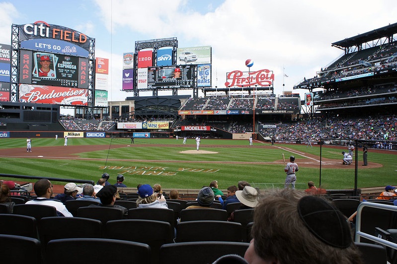 Photo of a poorly attended New York Mets game at Citi Field.