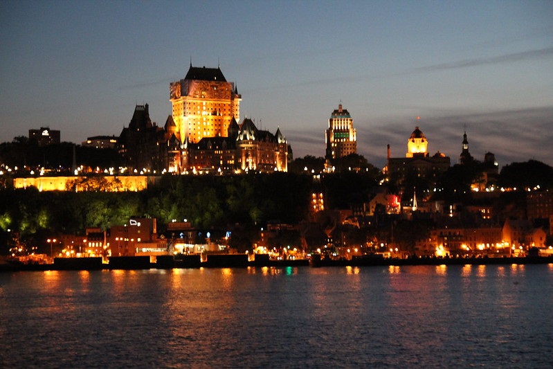 Photo of downtown Quebec City in Canada.