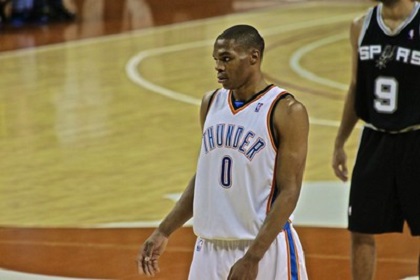 Photo of Russell Westbrook of the Oklahoma City Thunder.