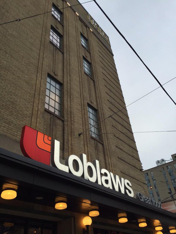 Photo of the Loblaws grocery store inside Maple Leaf Gardens today. 
