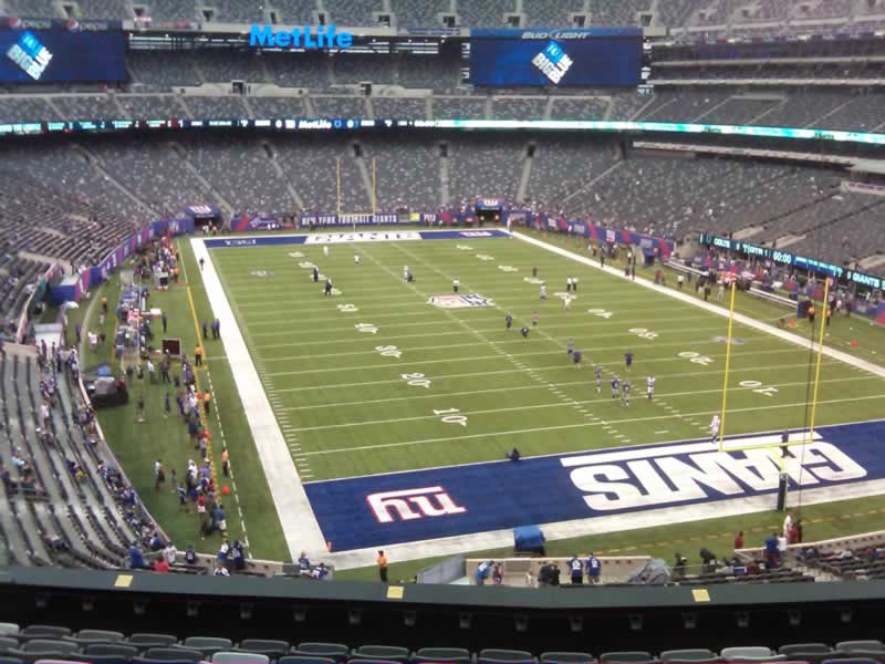 Seat view from section 229 at Metlife Stadium, home of the New York Giants