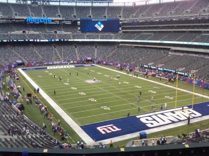 Seat view from section 230A at Metlife Stadium, home of the New York Giants