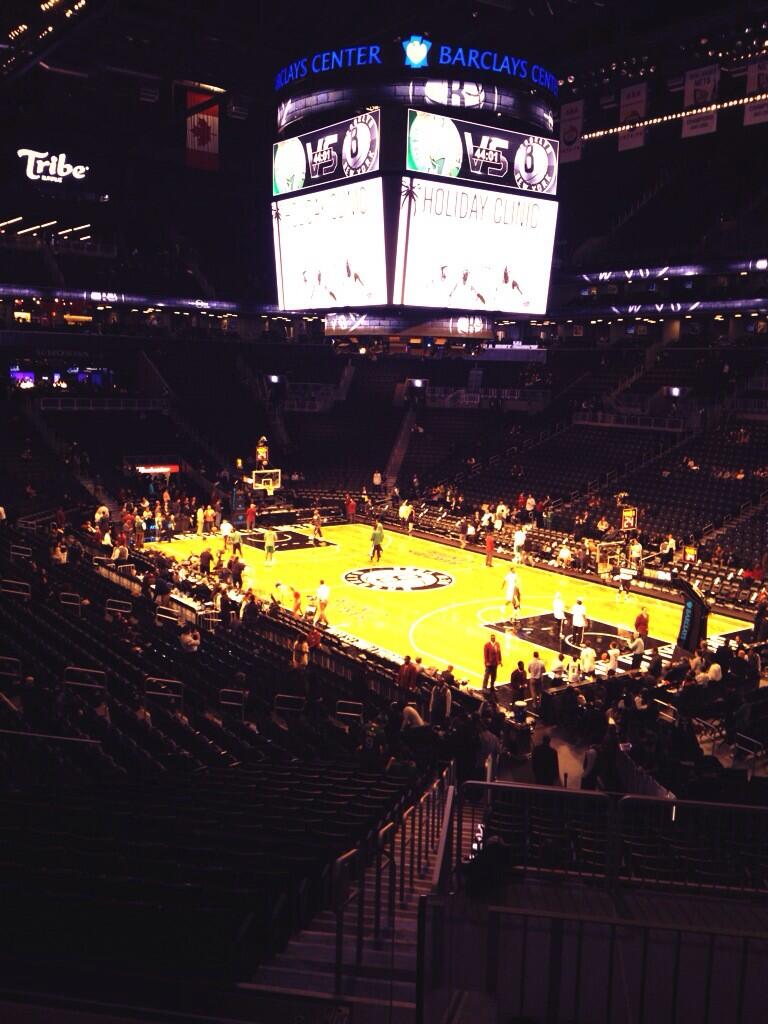 Seat view from Section 104 at the Barclays Center, home of the Brooklyn Nets