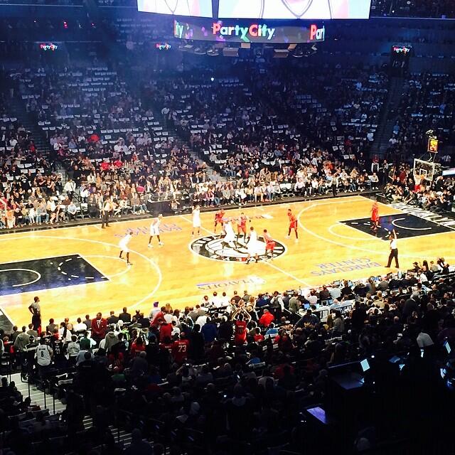 Seat view from Section 110 at the Barclays Center, home of the Brooklyn Nets