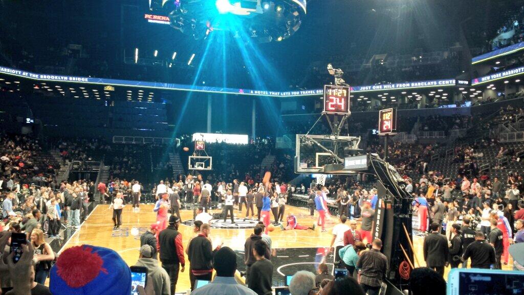 View from Section 17 at Barclays Center