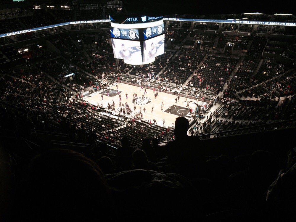 Seat view from Section 205 at the Barclays Center, home of the Brooklyn Nets