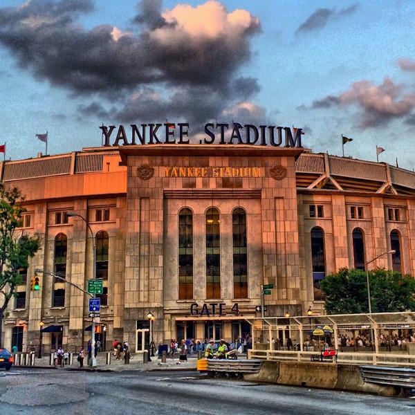 Photo of New Yankee Stadium, a block north of old Yankee Stadium.