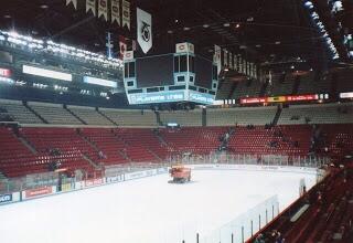 Photo of the old Montreal Forum, former home of the Montreal Canadiens.
