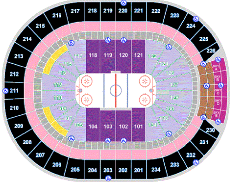 Rogers Place Seating Chart, Edmonton Oilers