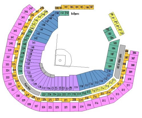 T-Mobile Park Seating Chart, Seattle Mariners