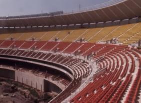 Photo of the famed 700 level at Veterans Stadium.