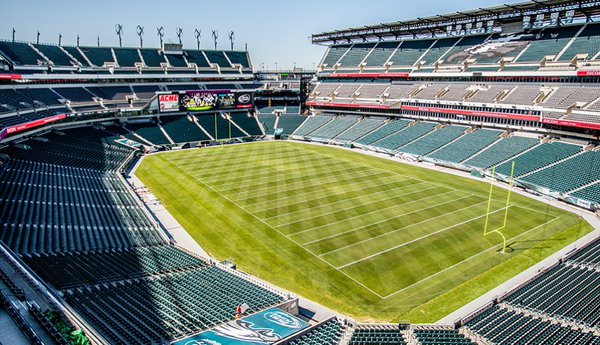 Aerial photo of Lincoln Financial Field. Current home of the Philadelphia Eagles. 