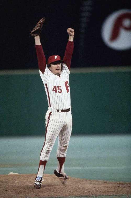 Photo of Philadelphia Phillies pitcher Tug McGraw. Tug is the father of country musician Tim McGraw. 