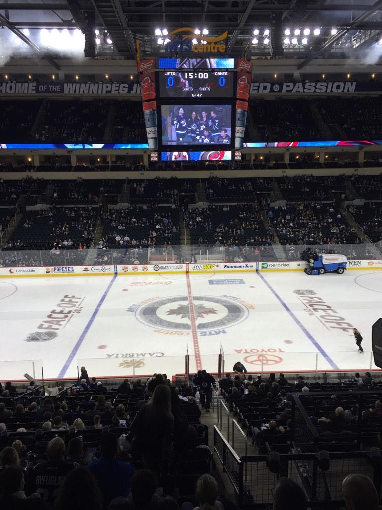 Seat view from section 119 at Bell MTS Place, home of the Winnipeg Jets