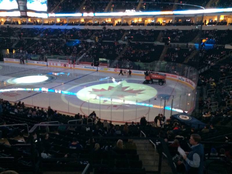 Seat view from section 203 at Bell MTS Place, home of the Winnipeg Jets